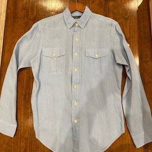 Polo Ralph Lauren Light Blue Casual Button-Down Shirt